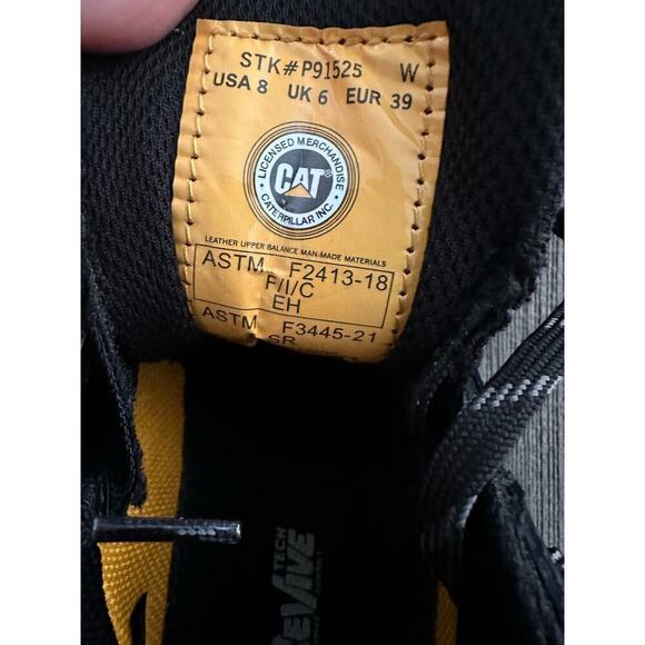 Caterpillar Streamline Court CTWomen's size 8 black - Picture 8 of 10